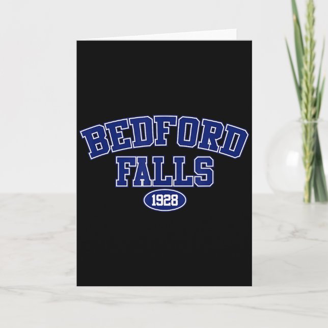 Christmas Clic Movie, Bedford Falls. George Bailey Kort (Framsida)