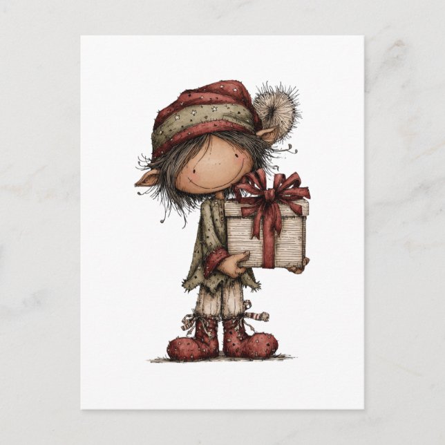 Christmas Clipart Collection | Teddy Bear  Vykort (Framsida)