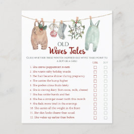 Christmas Clothes Old Wives Tales Game