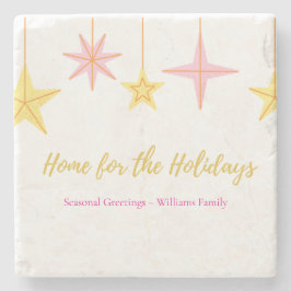 Christmas Coaster with Holiday Motifs Stenunderlägg