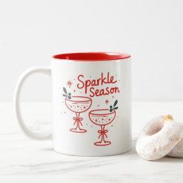 Christmas Cocktails Sparkle Season  Två-Tonad Mugg