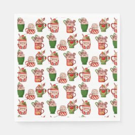 Christmas Coffee Paper Mugs Pappersservett
