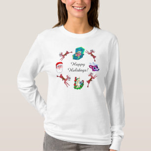 CHRISTMAS COLLAGE överst T Shirt