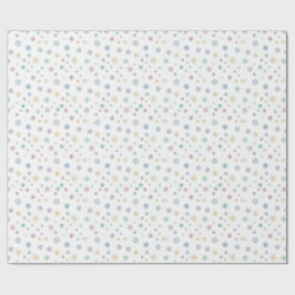 Christmas Colour Snowflakes Themed Packaging Xmas Presentpapper