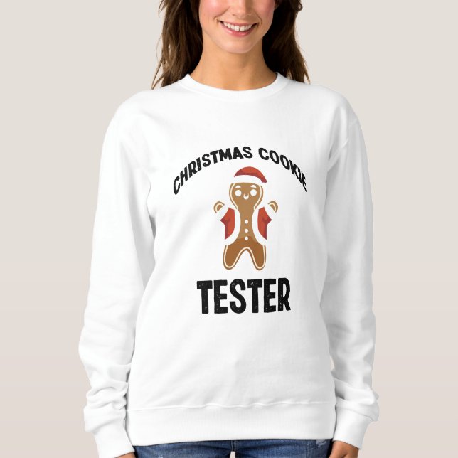 Christmas Cookie Baker Gingerbread T Shirt (Framsida)