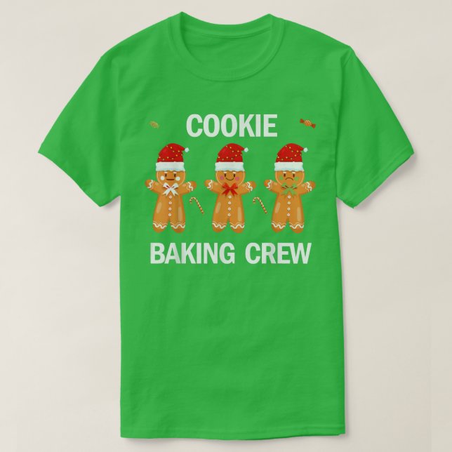 Christmas cookie baking crew Baking Team Funny Chr T Shirt (Design framsida)