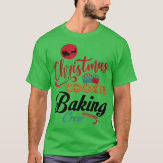 Christmas Cookie Baking Crew Gingerbread Team Sant T Shirt