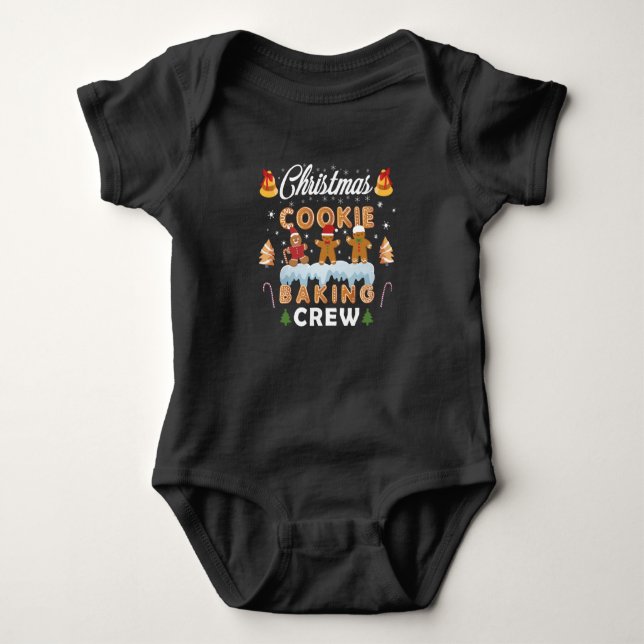 CHRISTMAS COOKIE BAKING CREW T SHIRT (Framsida)