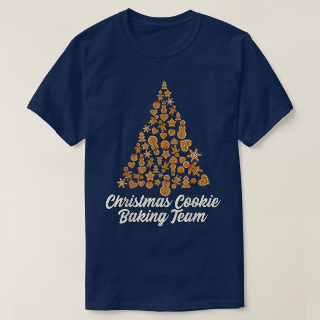 Christmas Cookie Baking Team Costume Xmas Cookie T T Shirt (Design framsida)
