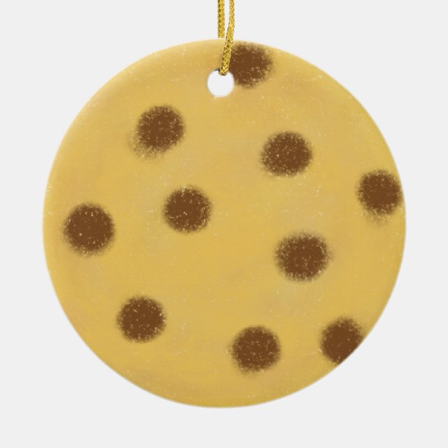 christmas cookie-choklad julgransprydnad keramik (Framsidan)