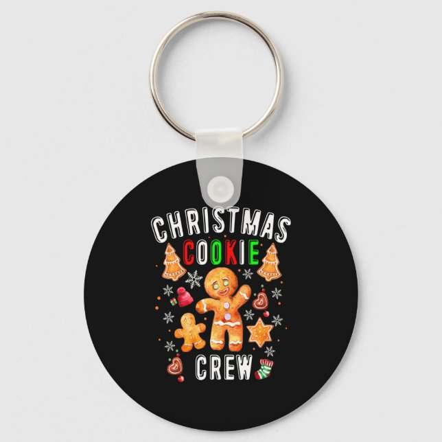 Christmas Cookie Crew Baking Team New Xmas Bakers  Nyckelring (Framsida)