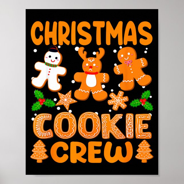 Christmas Cookie Crew Baking Team New Xmas Bakers  Poster (Framsidan)