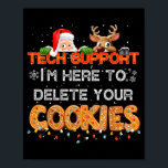 Christmas Cookie Crew Pajamas Tech Baking Family F Poster<br><div class="desc">Christmas Cookie Crew Pajamas Tech Baking Family Funny</div>