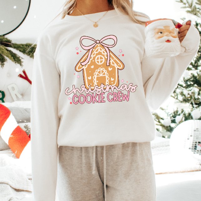 Christmas Cookie Crew rosa Coquette T Shirt (Skapare uppladdad)