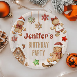Christmas Cookie Gingerbread Birthday
