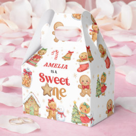 Christmas Cookie Sweet One 1st Birthday Party Presentaskar