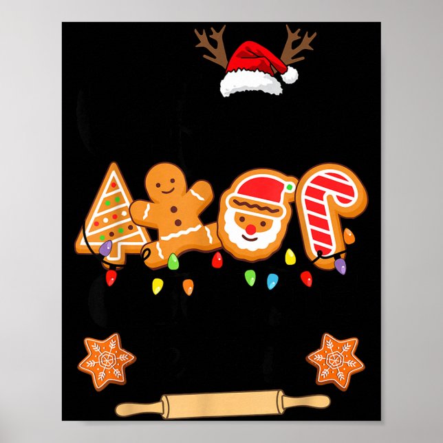 Christmas Cookie Tester Family Baking Team Cookie  Poster (Framsidan)