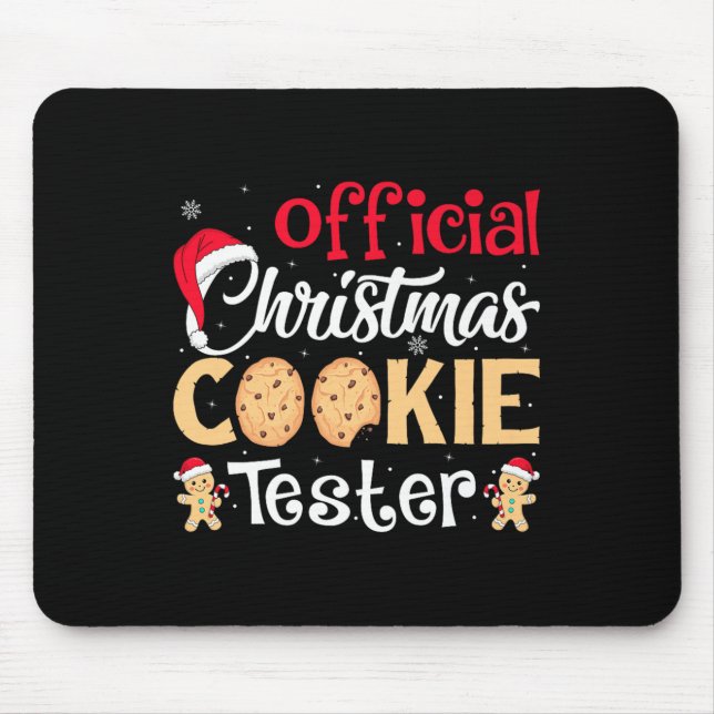 Christmas Cookie Tester Funny Baking Crew Xmas Pre Musmatta (Framsidan)