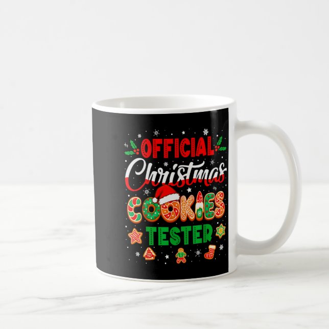 Christmas Cookie Tester Taster Baking Crew Toddler Kaffemugg (Höger)