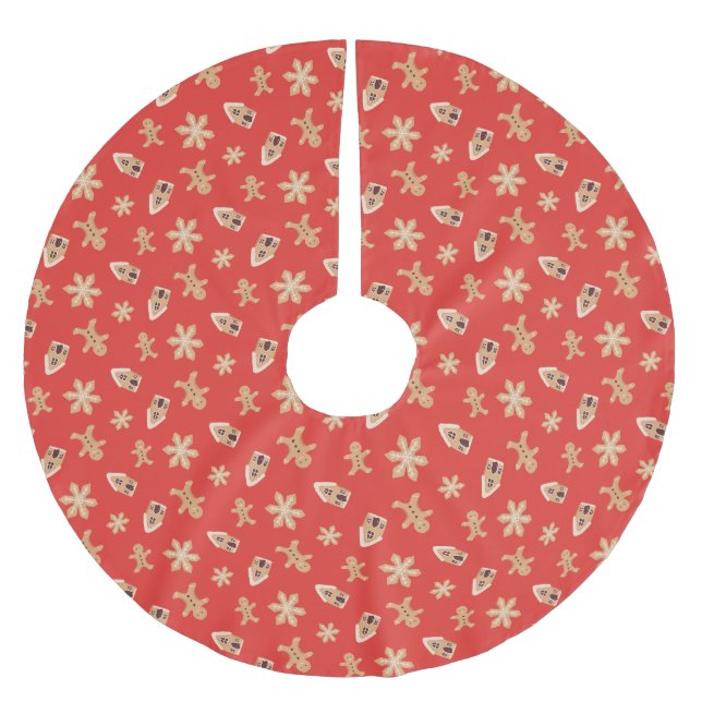 Christmas Cookies Baking Holiday Cute Festive Julgransmatta Borstad Polyester (Framsidan)