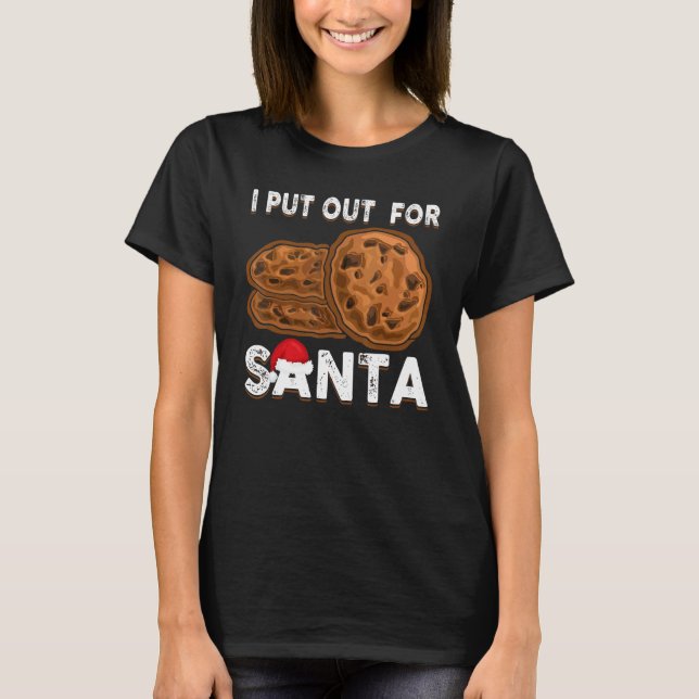 Christmas Cookies  I Put Out For Santa Xmas Pajama T Shirt (Framsida)