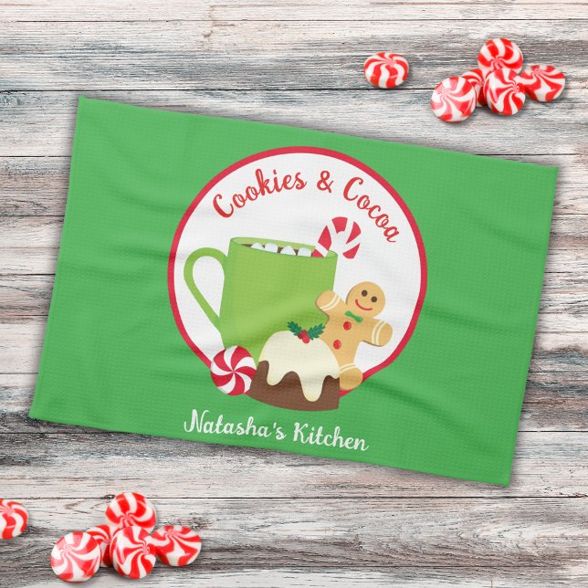 CHRISTMAS COOKIES OCH COCOCOA KÖKSHANDDUK (Skapare uppladdad)