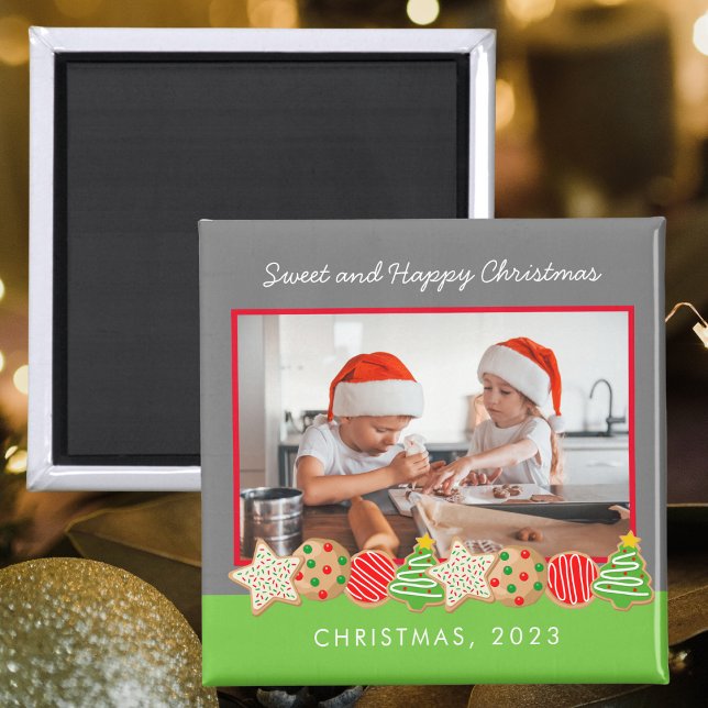 CHRISTMAS COOKIES PHOTO MAGNET (Skapare uppladdad)