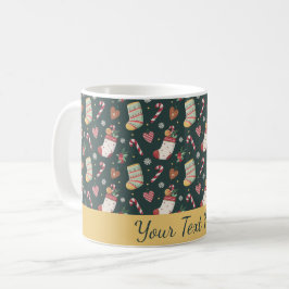 Christmas Cookies & Stockings Personalized Mug Kaffemugg