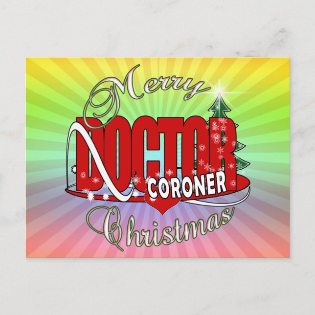 CHRISTMAS CORONER HELG VYKORT (Framsida)