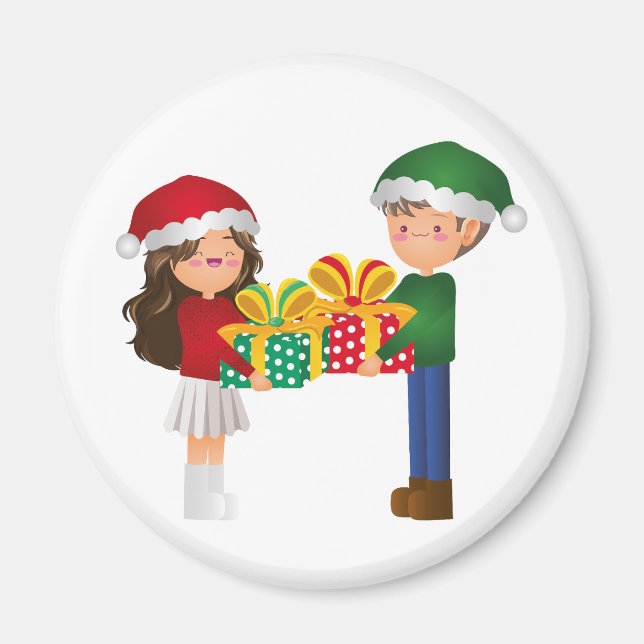 Christmas Couple Magnet (Framsidan)
