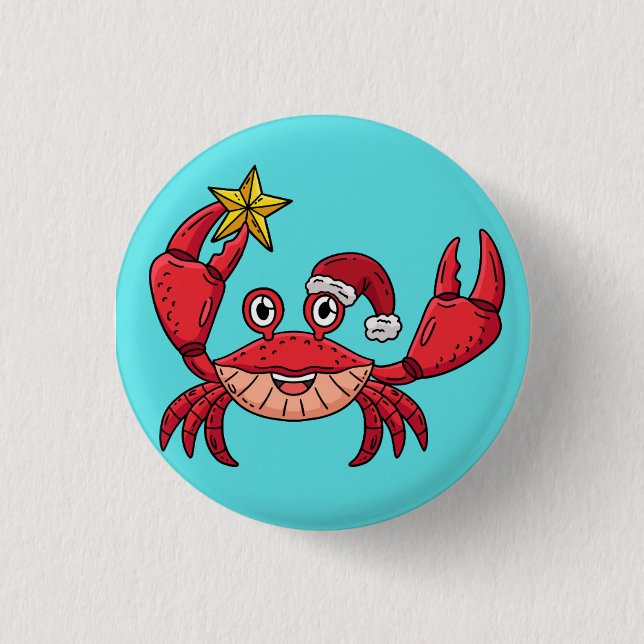 Christmas Crab Knapp (Framsida)