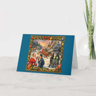 Christmas Crash Greeting Card Kort