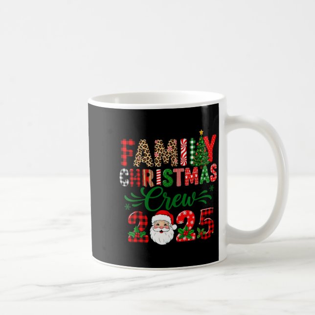 Christmas Crew 2025 Family Matching Outfit Xmas Pa Kaffemugg (Höger)