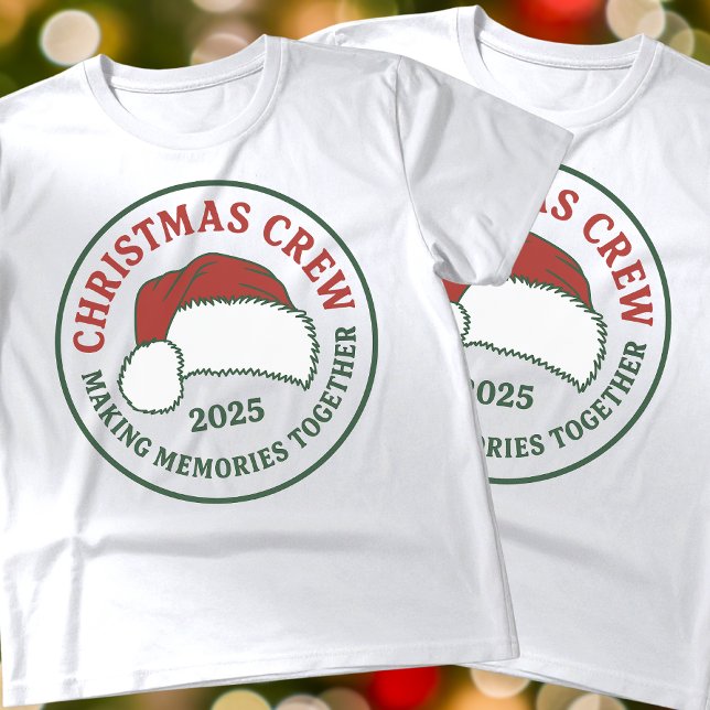 Christmas Crew 2025 Family Xmas Holiday Memories  T Shirt (Skapare uppladdad)