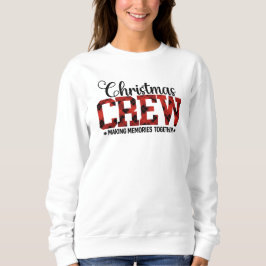Christmas CREW – Buffalo Plaid Matching Family T Shirt