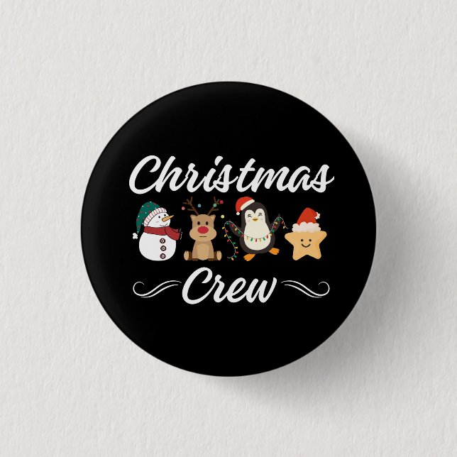 Christmas Crew Knapp (Framsida)