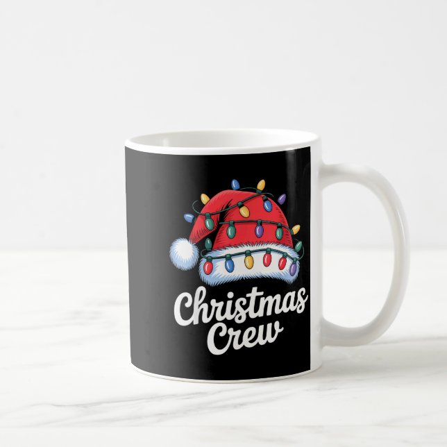 Christmas Crew Matching Family Xmas Party Men Wome Kaffemugg (Höger)