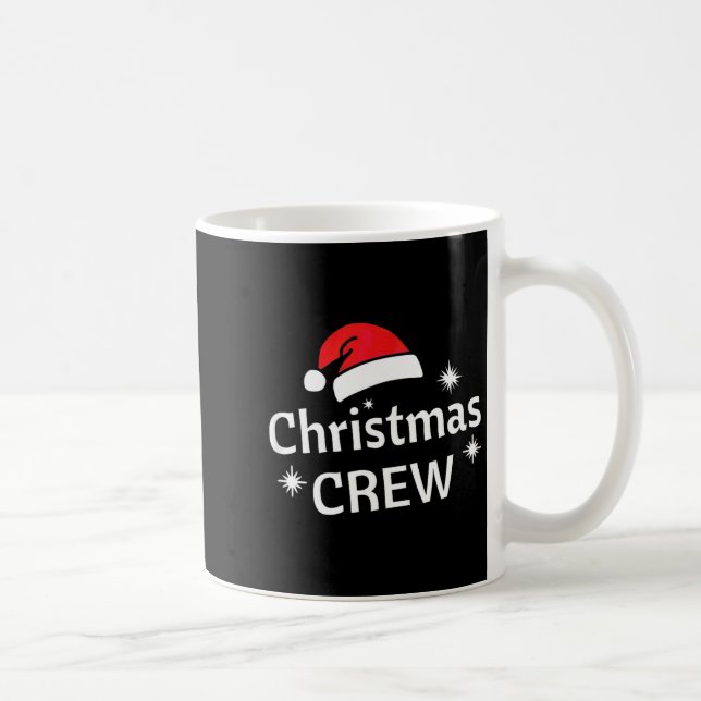 Christmas Crew Santa's Hat Merry Xmas  Kaffemugg (Höger)