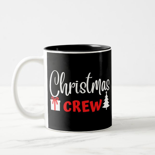 CHRISTMAS CREW Två-Tonad MUGG (Vänster)