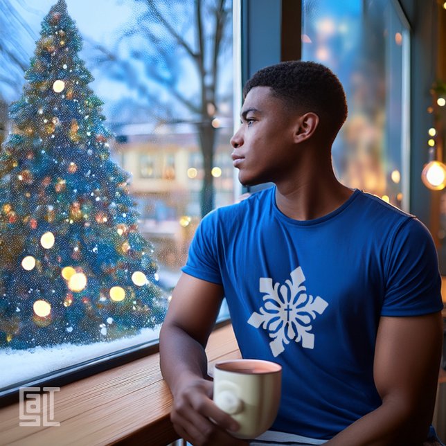 Christmas Cross Snowflake Ornate Classic T Shirt (Skapare uppladdad)