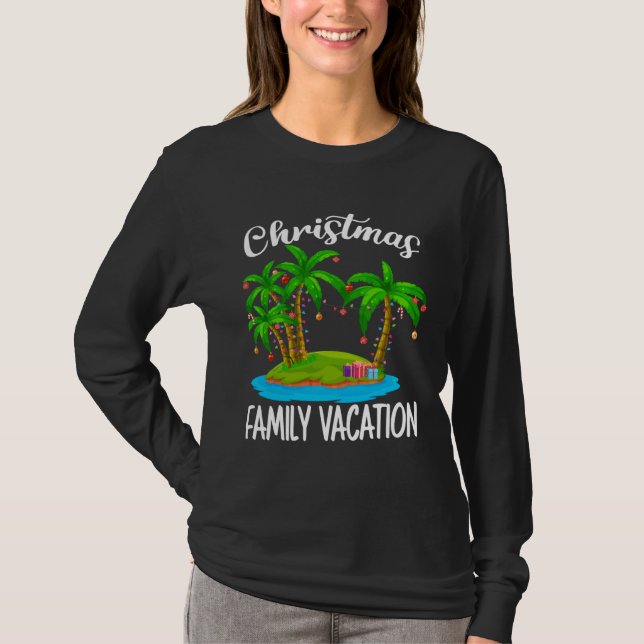 Christmas Cruise Family Matching Group Vacation Re T Shirt (Framsida)