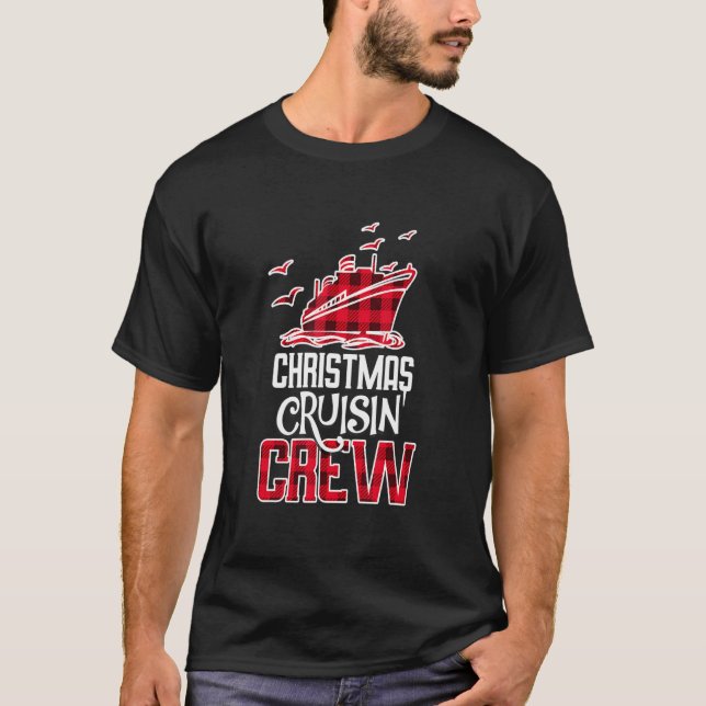 Christmas Cruisin Crew Cruise Matching Family Paja T Shirt (Framsida)