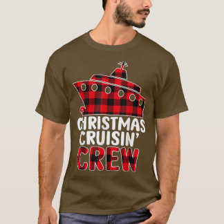 Christmas Cruisin Crew Cruise Matching Family Paja T Shirt