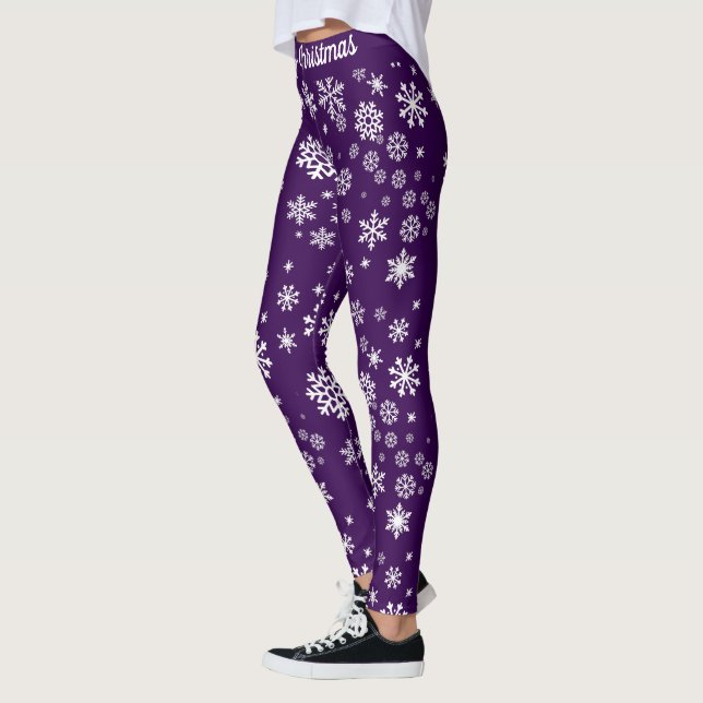 Christmas Customizable Leggings (Vänster)
