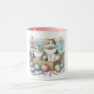Christmas cute persian cat mugg