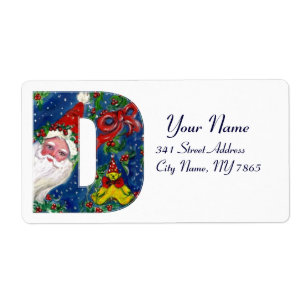 CHRISTMAS D BREV / JULTOMTEN MED RED RIBBON FRAKTSEDEL