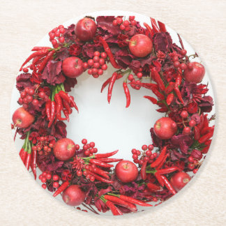 Christmas D Underlägg Papper Rund