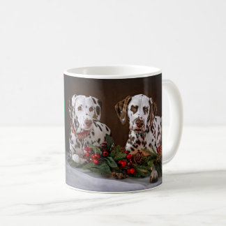Christmas Dalmatians Kaffemugg