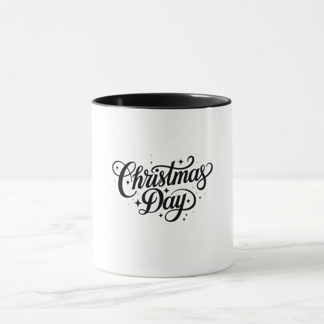 Christmas Day Holiday Mug Mugg (Center)