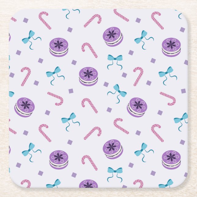 Christmas Decor Underlägg Papper Kvadrat (Framsidan)